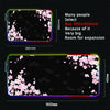 Japanese Cherry Blossom Large RGB Mouse Pad HD Gaming Mousepads XXL Keyboard Mice Pads Non-Slip Rubber Office PC Laptop Carpet