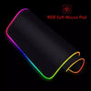 RGB Mousepad Pink Cloud Cat Cartoon Deskmat LED Backlight Gaming Keyboard Rug Computer Office Accessories Kawaii Anime Mouse Pad