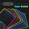 RGB Mousepad White Large Gaming Mousepads Simple Lines Luminous Mouse Pads Big LED Mouse Mat PC Gamer Desk Pad Backlit Deskmats
