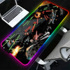 LED Mouse Pad Star Wars Spacecraft HD Large Game RGB Mousepad Computer Keyboard Office Desk Pad Laptop Desktop Accessories XXL