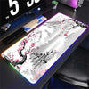 Japanese Cherry Blossom Large RGB Mouse Pad HD Gaming Mousepads XXL Keyboard Mice Pads Non-Slip Rubber Office PC Laptop Carpet