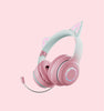 Wireless Girls Gaming Headset With Ears and Microphone Built-in