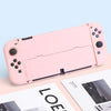 Switch OLED Cover 3 in 1 Hard Shell Case Tempered Screen Protector Film Thumb Grips Caps for Nintendo Switch OLED Accessories