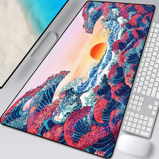 Great Wave Collection XL Keyboard and Mouse Pad 2-3mm