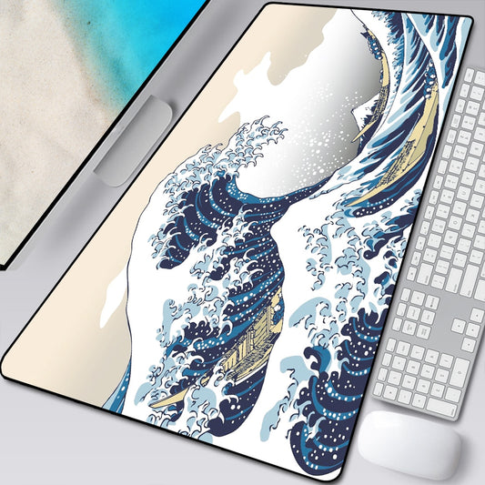 Great Wave Collection XL Keyboard and Mouse Pad 2-3mm