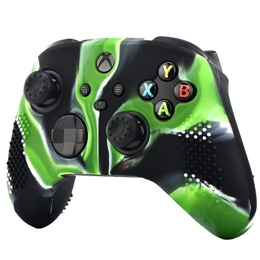 Anti-slip Soft Silicone Camouflage Protective Case Cover Skins Thumb Grips Caps  for Microsoft Xbox Series X/S Controller