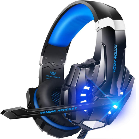KOTION EACH Gaming Stereo Headset with Microphone LED Light