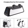 For Sony PS5 Controller Charger USB Port DualSense Fast Charging Dock Station with LED Indicator for charge up 2 PS5 Controllers