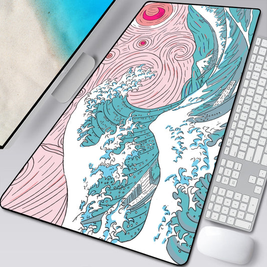 Great Wave Collection XL Keyboard and Mouse Pad 2-3mm