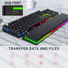 Havit Keyboard Wrist Rest RGB Wrist Pad Hand Palm Rest Support Ergonomic Memory Foam for Typing Gaming Computer Office Laptop