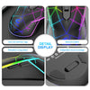 Wireless 2400 DPI Adjustable Gaming Mouse Rechargeable Silent RGB Game Mice Desktop Professional Computer Mouse