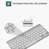 Wireless Silent Mini Multimedia Full-size Keyboard and Mouse Combo Set 2.4G