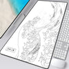 Great Wave Collection XL Keyboard and Mouse Pad 2-3mm