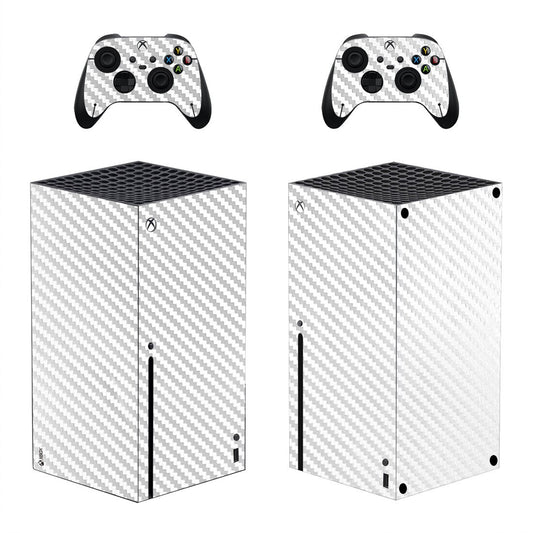 Xbox X Series White Carbon Sticker Kit