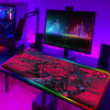 ROG Mouse Pad Rgb Cute Mousepad Gamer Keyboard Mat LED Computer Mausepad Keyboards Accessories Gaming Desk Mat Mouse Carpet Xxl