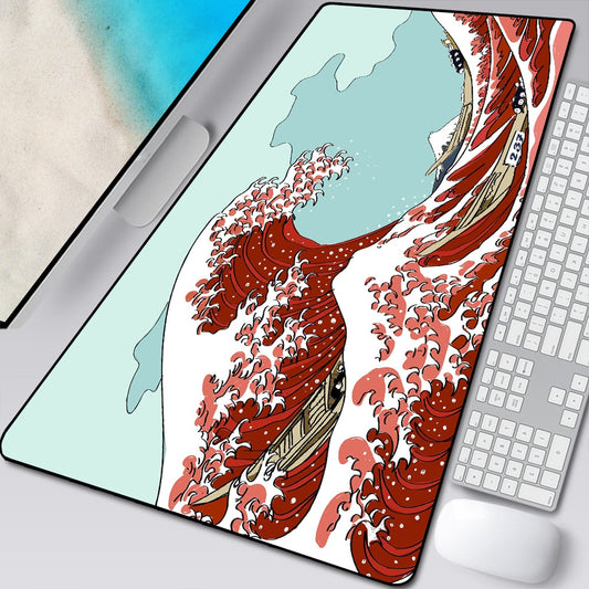 Great Wave Collection XL Keyboard and Mouse Pad 2-3mm