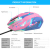 USB Wired Professional E-sports Gaming Silent Mouse 2400 DPI