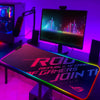 ROG Mouse Pad Rgb Cute Mousepad Gamer Keyboard Mat LED Computer Mausepad Keyboards Accessories Gaming Desk Mat Mouse Carpet Xxl