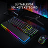 Havit Keyboard Wrist Rest RGB Wrist Pad Hand Palm Rest Support Ergonomic Memory Foam for Typing Gaming Computer Office Laptop