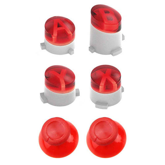 Xbox One Controller ABXY Buttons Set For Xbox One S Slim / Elite Gamepad With Thumbstick Grip Caps