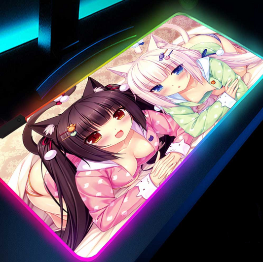 Anime RGB Large Gaming Mouse Pad Collection