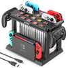 Switch Joycon Charger Switch Game Storage Tower Pro Controller Holder For Nintendo Switch OLED Charging Dock Station