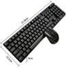 Wireless Gaming Keyboard Computer Mouse Set 2.4GHz PC Keypads For Windows PC Laptop Games Wireless Mouse Gamer Keyboards Combo