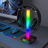 RGB Gaming Headset Stand with 3.5mm Audio and 2 USB Ports