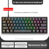 G101 61 Keys Mechanical Keyboard Usb2.0 Led Backlit Axis Keyboard Mechanical Gaming D6s8 Gaming Keyboard 60% Computer Keyboard