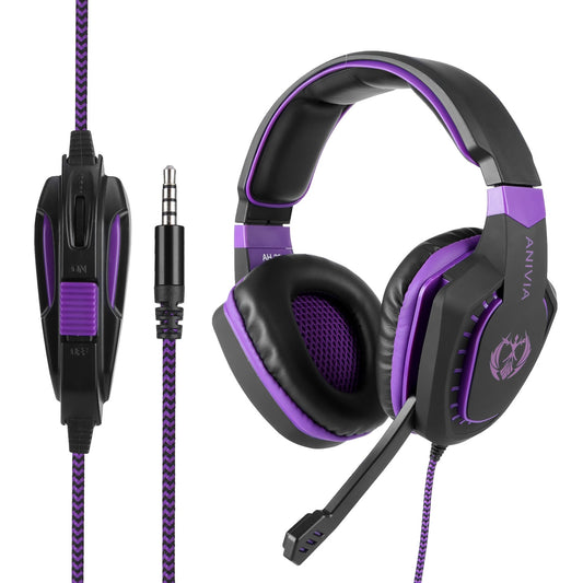 Gaming Headset Bass Surround with Mic for PC Xbox PS