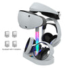 Charging Dock Station For PSVR2 Charging Base Storage Stand Gamepad with RGB Lighting