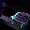 War Backlight Gaming Mousepad Desk Mat RGB Gamer Mousepads Mouse Pad LED Non-Slip Rubber Mouse Mat Keyboard Mat For PC