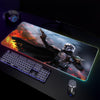 War RGB Mousepad Large Gaming Mousepads Luminous Mouse Pad Big LED Mouse Mat Gamer Mausepads Desk Pad Backlit Keyboard Mat