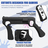 Nintendo Switch Ns Oled Joycon Gun Shape Handgrip Sense Controller Grip Game Controller Stand Gaming Accessories