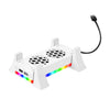 Game Console Holder Cooling Fan 3 Gear Adjustment Game Console Holder Cooling System with Color Light for Xbox Series S