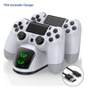 Dinofire Controller Charger for PS4/PS5 Original Controller Dual Gamepads Fast Charging Station For Playstation4 Playstation5