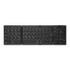 Wireless Folding Keyboard Bluetooth-Compatible Keyboard 81 Keys Touchpad Type-C Rechargeable