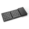 Wireless Folding Keyboard Bluetooth-Compatible Keyboard 81 Keys Touchpad Type-C Rechargeable