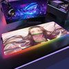 Large Anime Demon Slayer Collection Gaming RGB Pad 3-4mm