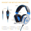 Gaming Headset Bass Surround with Mic for PC Xbox PS