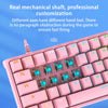 G101 61 Keys Mechanical Keyboard Usb2.0 Led Backlit Axis Keyboard Mechanical Gaming D6s8 Gaming Keyboard 60% Computer Keyboard