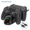 Dinofire Controller Charger for PS4/PS5 Original Controller Dual Gamepads Fast Charging Station For Playstation4 Playstation5