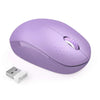 2.4G Wireless Silent Portable Purple Mouse1600 DPI for Laptop