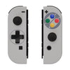 eXtremeRate Replacement Housing JoyCon Shell Buttons SNES Classic Soft Touch Controller Case for NS Switch Joy Con & OLED JoyCon