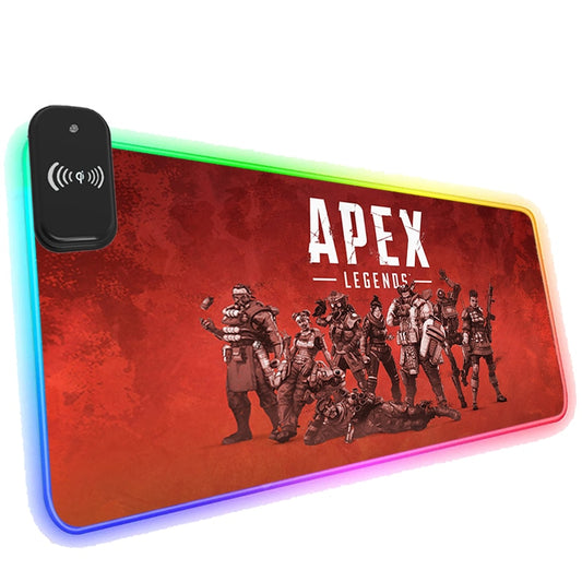 Apex Legends RGB Led Wireless Charging Mouse Pad 3mm