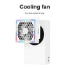 LED Cooling Fan 3 Gears Adjustable High Speed Vertical Stand Cooling Cooler 7 Lighting Modes For Xbox Series S Console Accessory