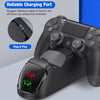 Dinofire Controller Charger for PS4/PS5 Original Controller Dual Gamepads Fast Charging Station For Playstation4 Playstation5