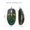 Wired Charging Gaming Honeycomb Hollow Mouse with Cooling fan Adjustable Sweatproof Gamer Mouse Computer With External Receiver