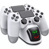 White Charging Station For DualShock  For PlayStation 4 / Pro / Slim Controller