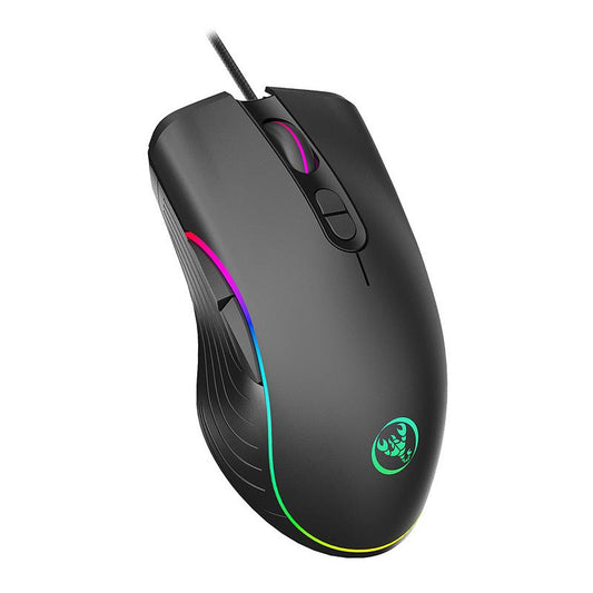 RGB Gaming Mouse Wired Computer Mouse Gamer Ergonomic Optical 6400dpi 5 Button PC Mause For Laptop PC Games Wired Mice